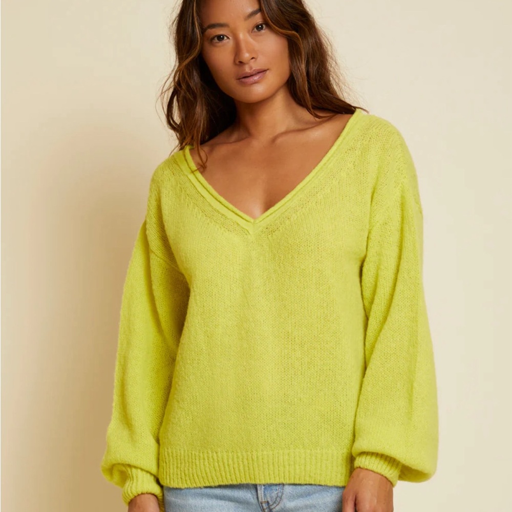 Nation LTD Zoya Open Neck Sweater